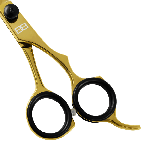 Aurum Gold Hair Scissors Kit – 6.5″ Cutting + Thinning (420C Steel for Home & Salon Use) - Image 7