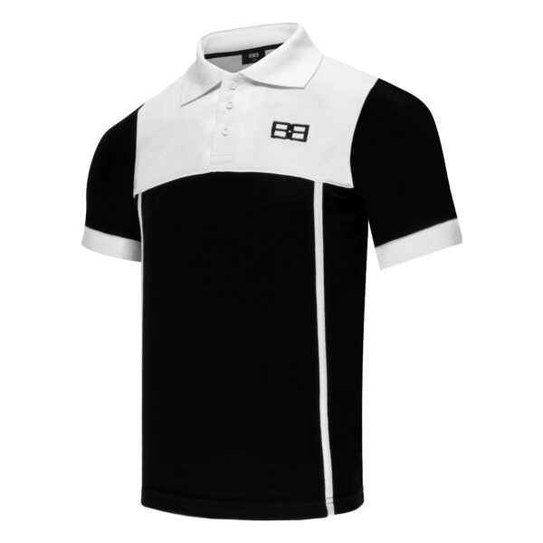 Strike Polo Shirt - Black & White | Tactical Polycotton Unisex Wear